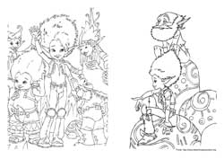 Arthur e os Minimoys desenho para colorir 01 e 02
