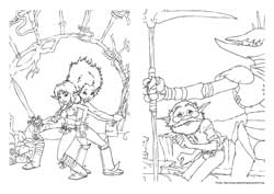 Arthur e os Minimoys desenho para colorir 05 e 06