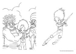 Arthur e a Vingança de Maltazard desenho para colorir 07 e 08