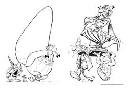 Asterix desenho para colorir 07 e 08
