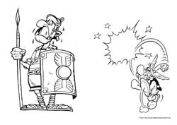 Asterix desenho para colorir 09 e 10