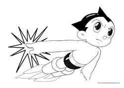 Astro Boy desenho para colorir 05 e 06