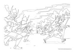 Avatar a Lenda de Aang desenho para colorir 03 e 04