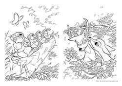 Bambi desenho para colorir 09 e 10