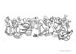 Club Penguin desenho para colorir 05