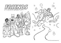 DC Comics desenho para colorir 05 e 06