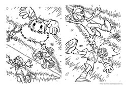 Digimon desenho para colorir 05 e 06