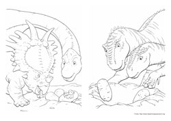 Dinossauro desenho para colorir 11 e 12