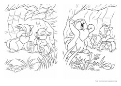 Disney Bunnies desenho para colorir 09 e 10