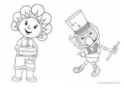Fifi and the Flowertots desenho para colorir 05 e 06