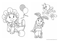 Fifi and the Flowertots desenho para colorir 10 e 11