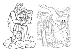 Hercules desenho para colorir 09 e 10