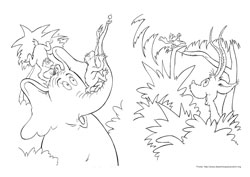 Horton desenho para colorir 05 e 06