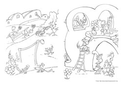 Horton desenho para colorir 07 e 08