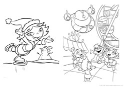 Little Einsteins desenho para colorir 01 e 02