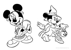 Minnie Mouse desenho para colorir 07 e 08