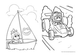 Muppet Babies desenho para colorir 11 e 12