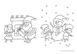 Natal desenho para colorir 11 e 12