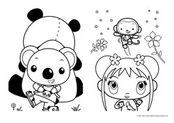 Ni Hao Kai-Lan desenho para colorir 03 e 04
