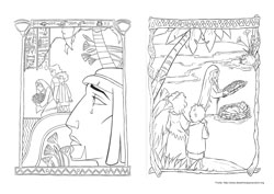 O Príncipe do Egito desenho para colorir 05 e 06