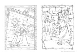 O Príncipe do Egito desenho para colorir 07 e 08