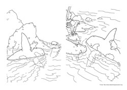 O Ursinho Polar desenho para colorir 05 e 06