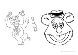 Os Muppets desenho para colorir 03 e 04