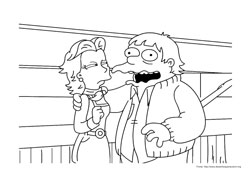 Os Simpsons desenho para colorir 05