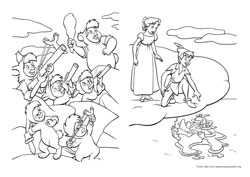 Peter Pan desenho para colorir 07 e 08