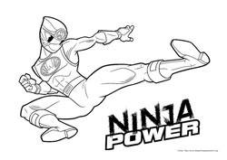 Power Rangers desenho para colorir 11