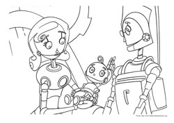 Robôs desenho para colorir 04