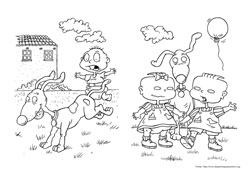 Rugrats - Os Anjinhos desenho para colorir 05 e 06