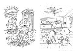 Rugrats - Os Anjinhos desenho para colorir 09 e 10
