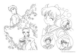 Sailor Moon desenho para colorir 05 e 06