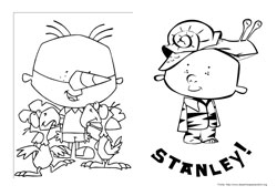 Stanley desenho para colorir 05 e 06