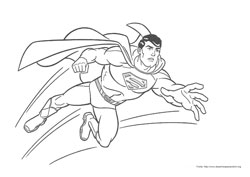 Superman desenho para colorir 03