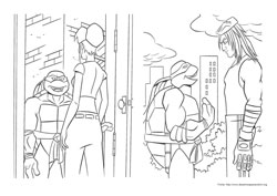 Tartarugas Ninja desenho para colorir 05 e 06