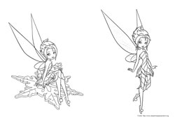 Tinker-Bell, O Mistério das Asas desenho para colorir 03 e 04