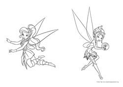 Tinker-Bell, O Mistério das Asas desenho para colorir 05 e 06