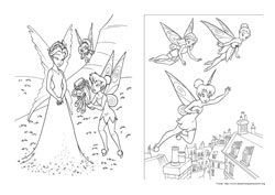 Tinker-Bell desenho para colorir 05 e 06