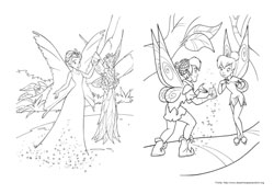 Tinker-Bell desenho para colorir 11 e 12