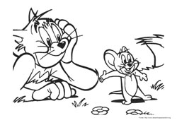 Tom e Jerry desenho para colorir 03