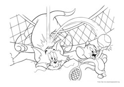 Tom e Jerry desenho para colorir 06