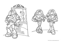 Toy Story desenho para colorir 05 e 06