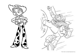 Toy Story desenho para colorir 07 e 08