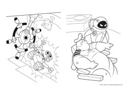 Wall-E desenho para colorir 05 e 06