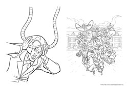 X-Men desenho para colorir 03 e 04