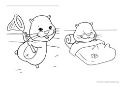 Zhu Zhu Pets desenho para colorir 01 e 02