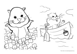 Zhu Zhu Pets desenho para colorir 03 e 04