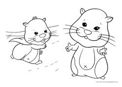 Zhu Zhu Pets desenho para colorir 10 e 11